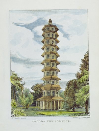 Pagoda, Kew Gardens, tavola 9 da 